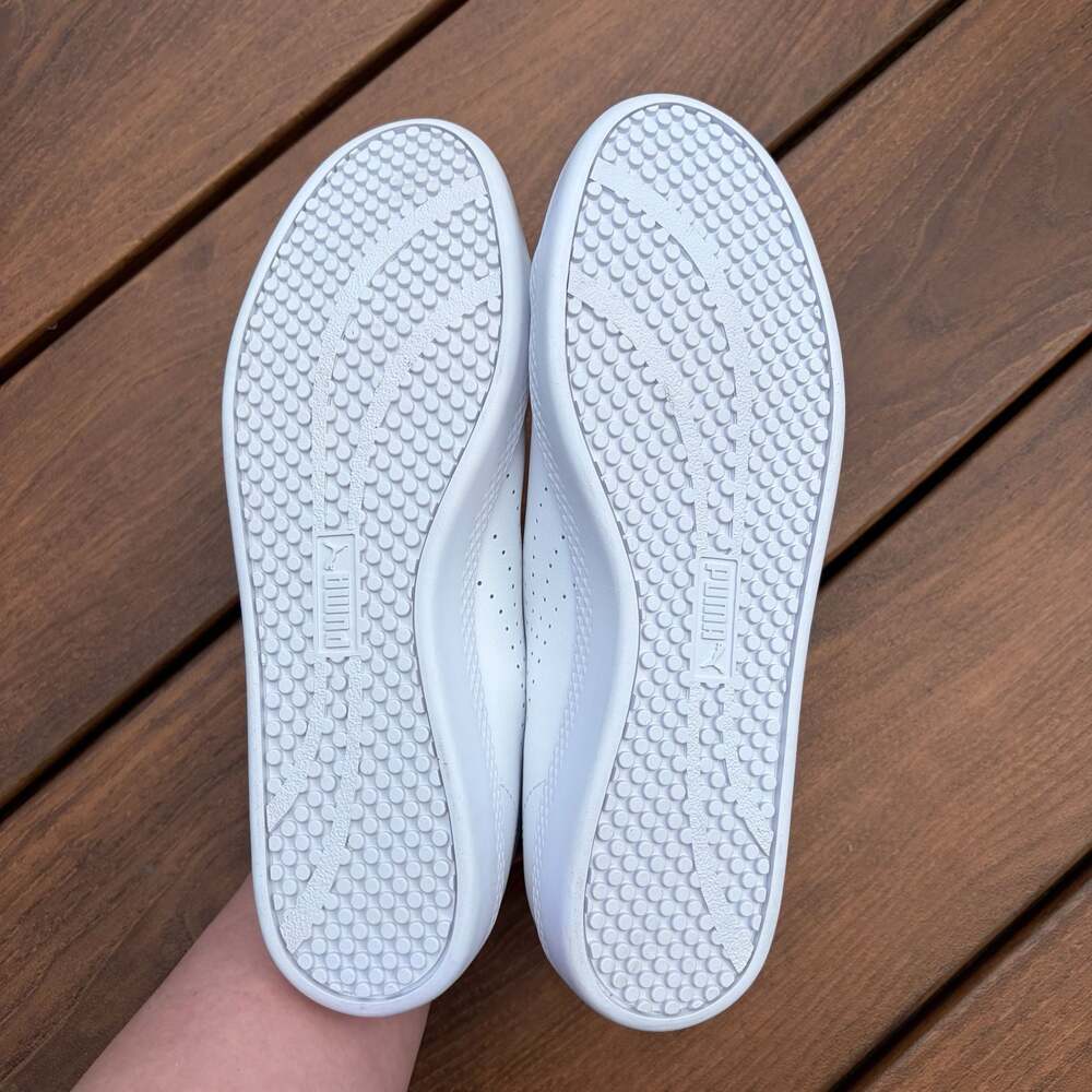 NWT Puma Smash Perf Women's White Leather Sneakers Size 7 - Picture 8 of 8